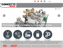 Tablet Screenshot of concetti.com